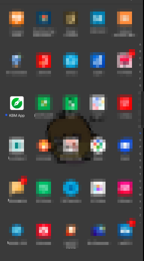 KBM app sudah terinstall